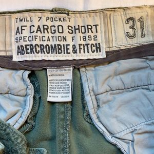 Men’s Abercrombie & Fitch Olive Cargo Shorts
